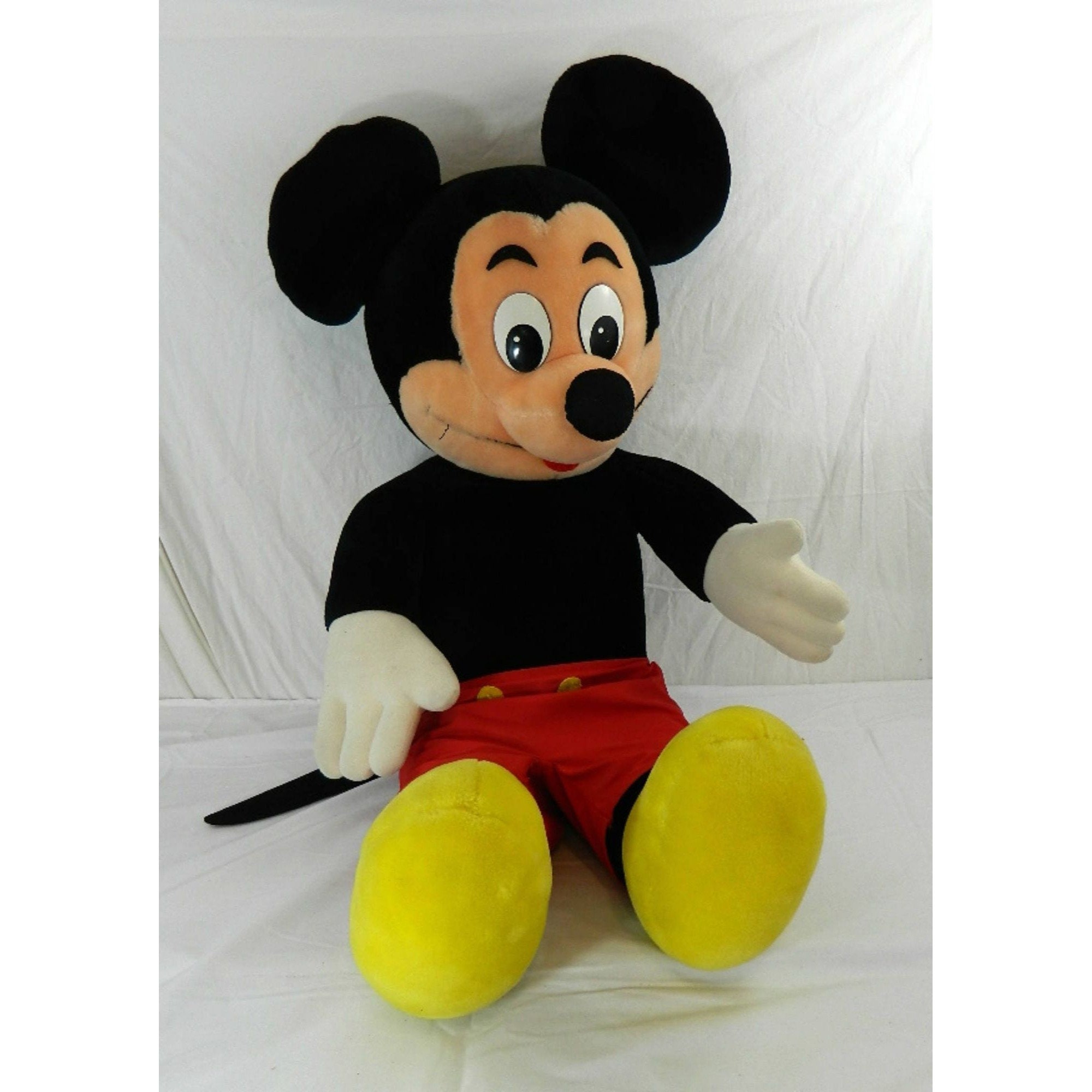 vintage large stuffed mickey mouse