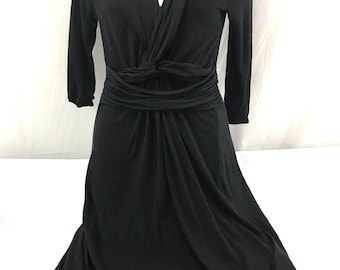 Boden sz 6R vestido negro 3/4 manga