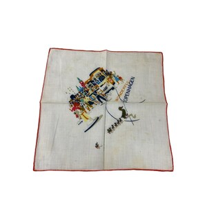 Vintage Wonderful Copenhagen handkerchief hanker chief collectible