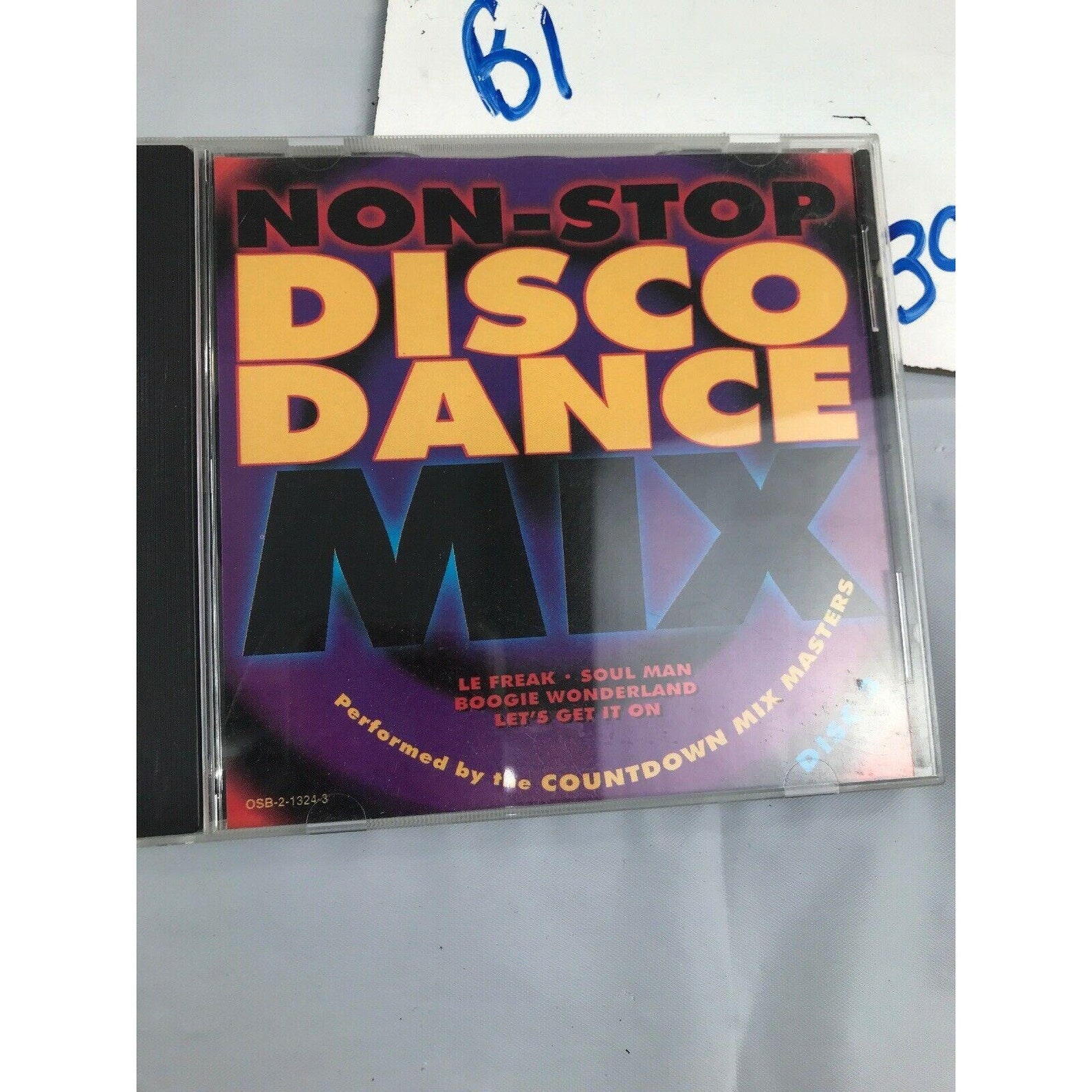 Non Stop Disco Dance Mix by Countdown Mix Masters cd disc 2 Etsy