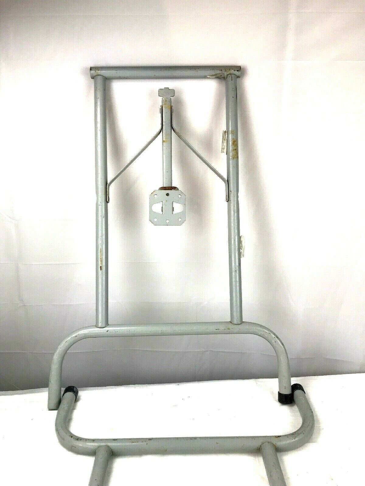 Silver Metal Table Legs Folding Vintage Etsy