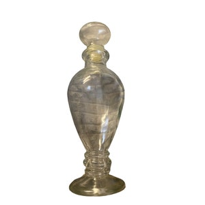 AS IS Vintage Avon classic beauty decanter field flowers air tight bottle photo prop EMPTY