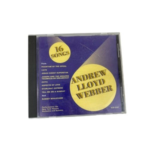 Andrew Lloyd Weber 16 songs music cd