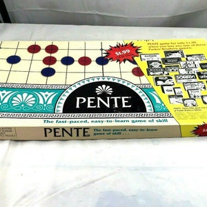 Vintage Pente Parker Bros Board Game Family Game Night