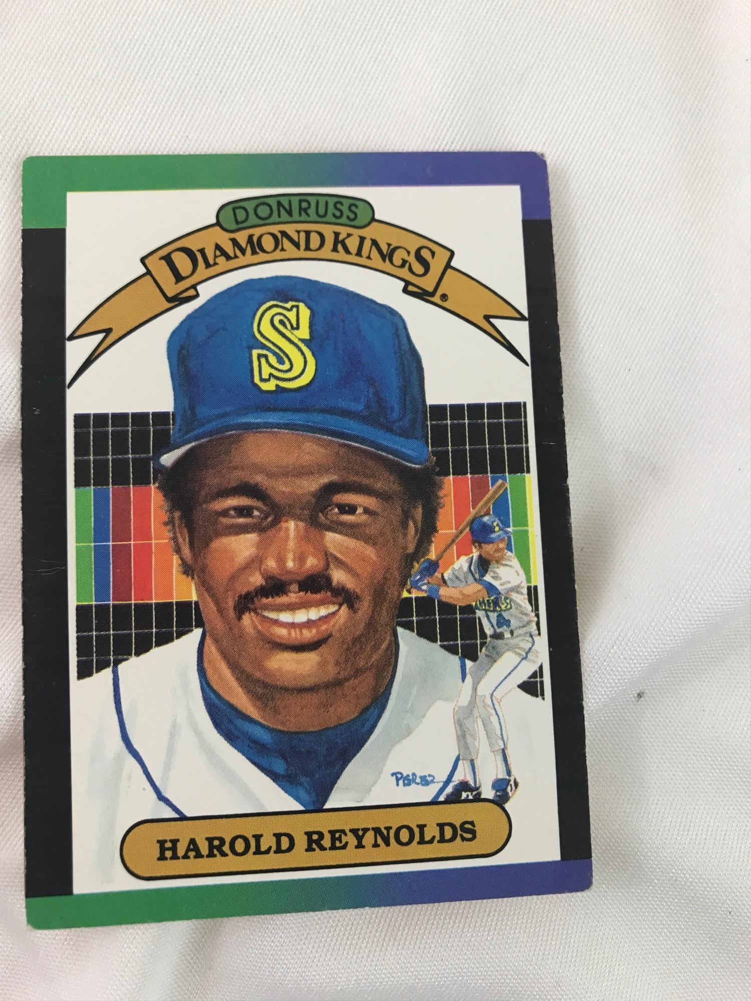 Don Russ Diamond Kings Harold Reynolds Trading Card 1988 