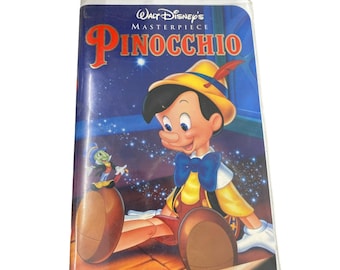 ビンテージ ウォルト ディズニー ピノキオ VHS 60 周年記念版 - Etsy 日本
