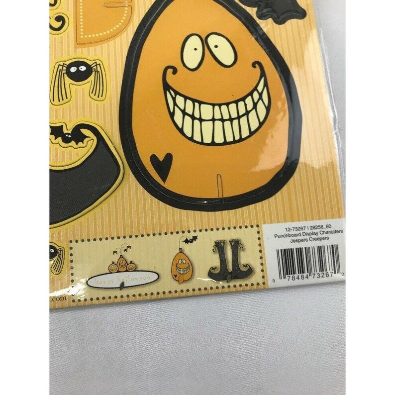 Heidi Grace Designs Punchboard Display Halloween 18 Pieces Scrapbook Craft
