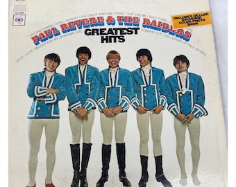 Vintage Paul Revere and the Raiders greatest hits vinyl record