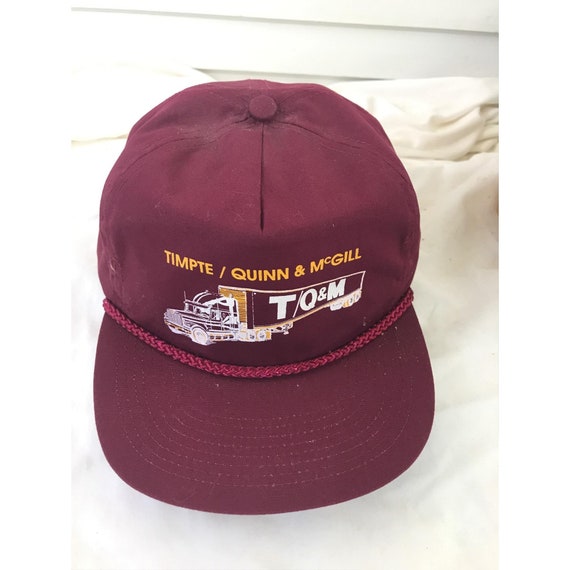 vintage Timpte Quinn McGill snapback cap hat truc… - image 1