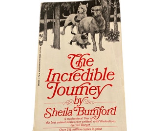 The incredible journey paperback book Sheila Bumford