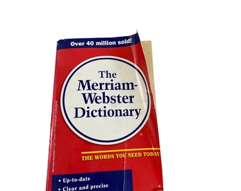 Webster Dictionary | Etsy