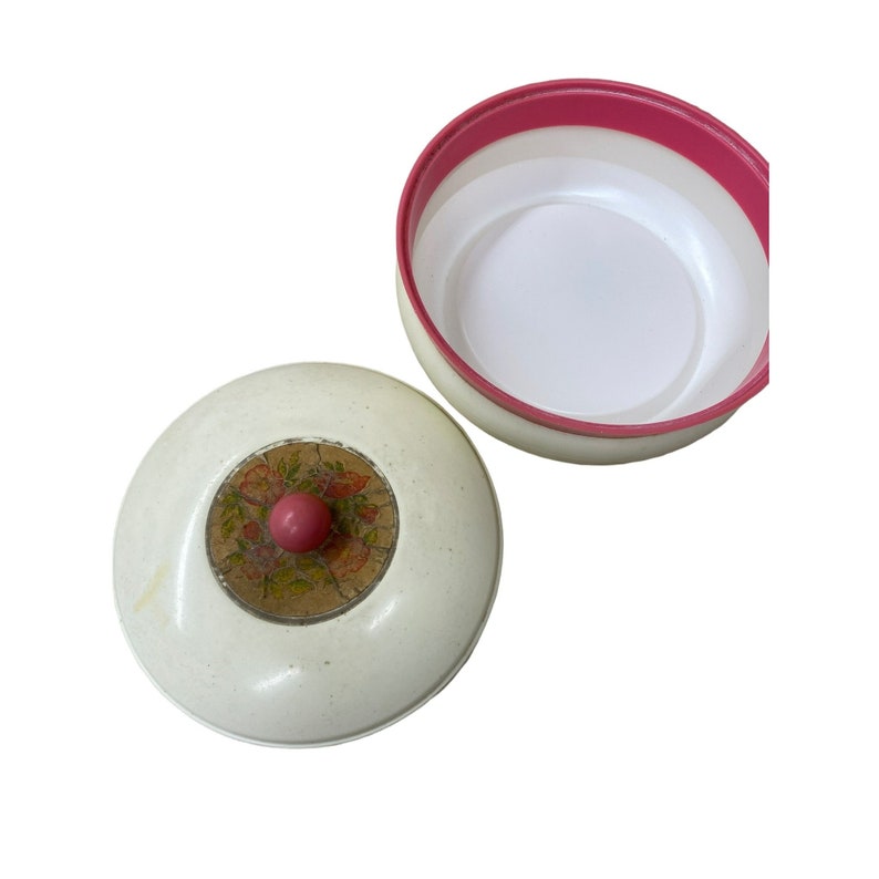 AS IS Vintage Avon Plastic Powder Puff Container Empty Wild Etsy