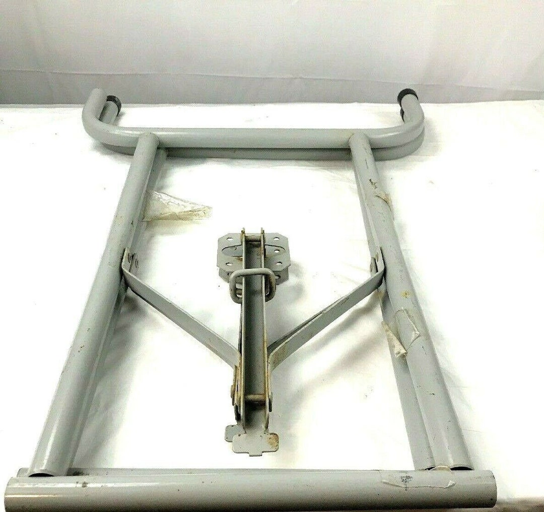 Silver Metal Table Legs Folding Vintage Etsy