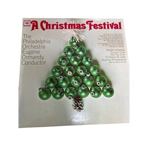 Vintage A Christmas Festival Philadelphia Orchestra vinyl record
