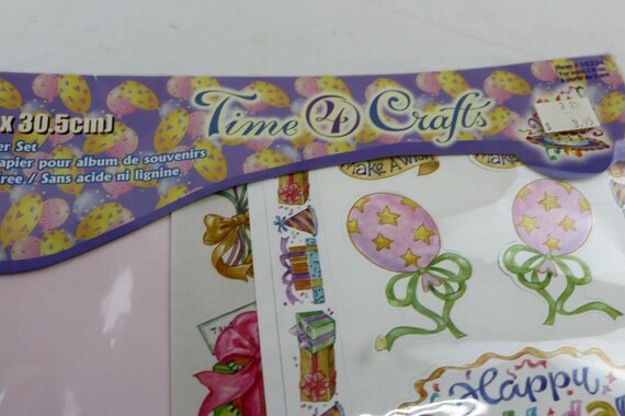 12 X 12 Happy Birthday Themed Scrapbook Paper Craft 1 Sheet Etsy