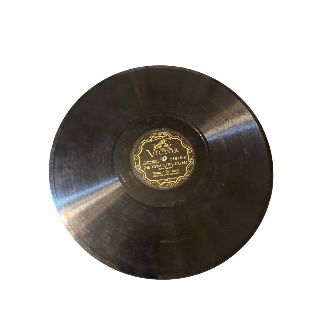 Vintage Record Victor Old Fashioned Lady Vaughn De Leath Toymakers Dream Etsy