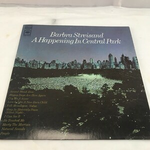 Barbra Streisand A Happening In to Central Park LP record vinyl