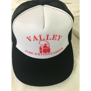AS IS vintage Valley Extinguisher snapback cap hat trucker mesh