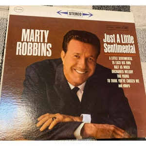 Vintage Marty Robbins Just a little Sentimental  vinyl record