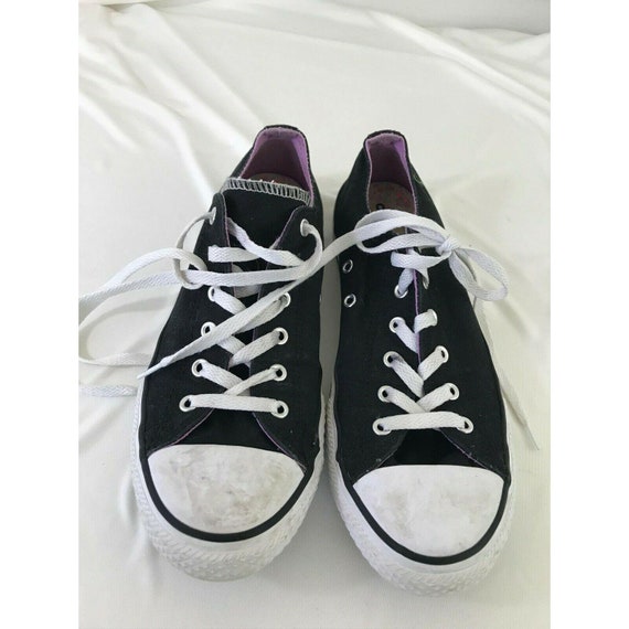 Vintage Converse sz 6 zapatos de corbata negra Etsy Mexico