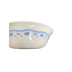 Vintage Corelle Morning blue 6 1/4&quot; bowl cereal tableware