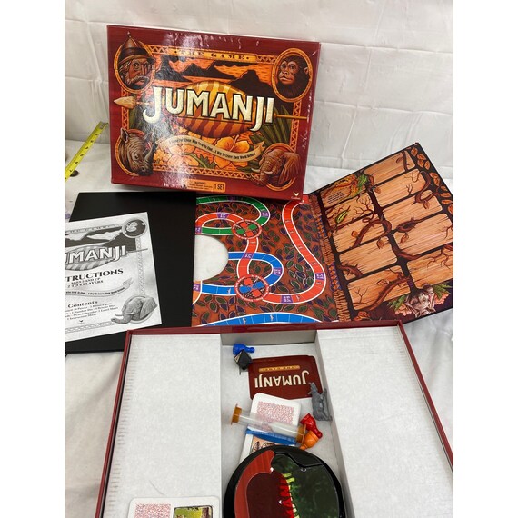 Jumanji+The+Game+Family+Board+Game+of+the+Movie+- for sale online