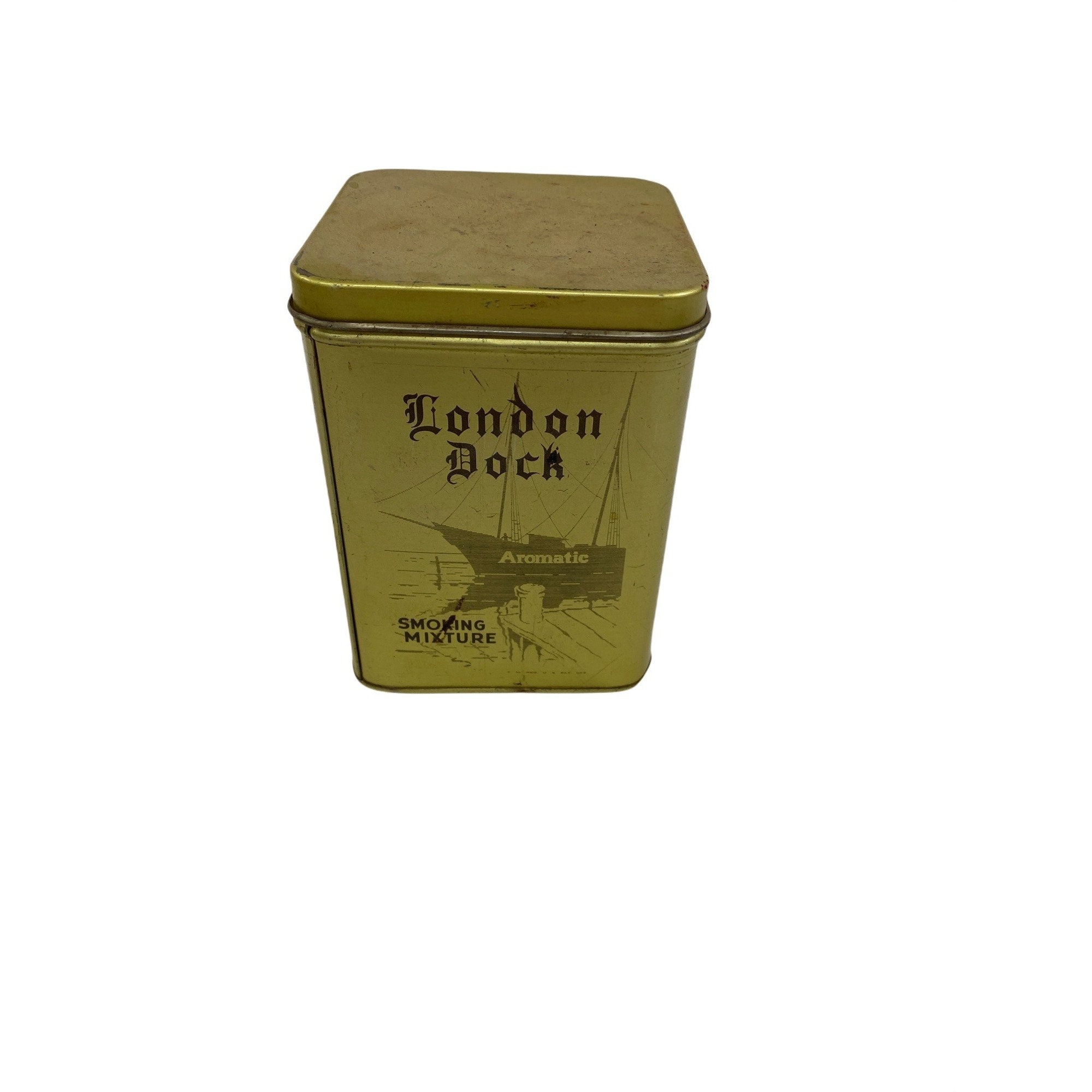 london dock tobacco Vintage London Dock Decorative Tin