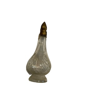 AS IS EMPTY Vintage Miniature Avon glass wishing cologne collectible