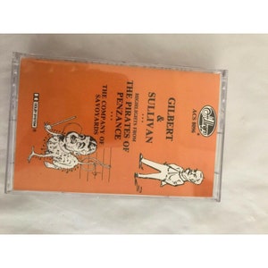 Vintage Pirates of Penzance Gilbert and Sullivan cassette tape