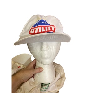 AS IS Vintage Utility cap hat cloth adjustable