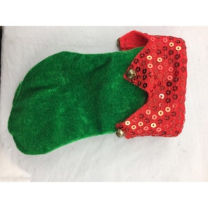 Lentejuelas de Navidad con temática elfo NWT