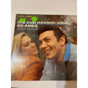 Vintage Vinyl Record my cup runneth over Ed Ames