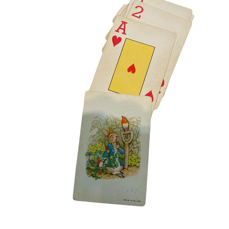 Brer Rabbit Playing Cards AS IS Vintage Peter Rabbit Playing Cards - Etsy