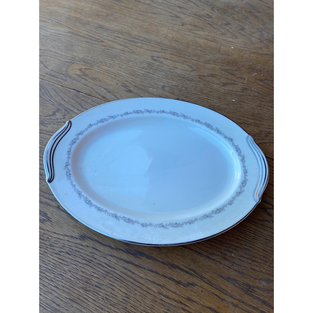 AS IS Noritake China 6013 Crestmont Serving Platter Etsy