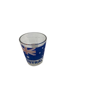 AS IS Australia flag shot glass