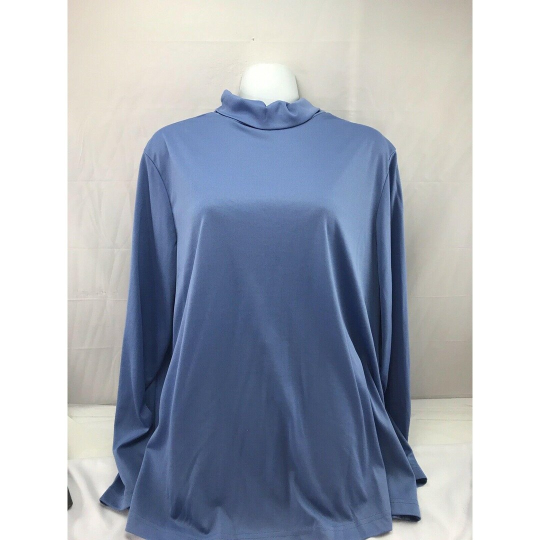 AS IS Vicki Wayne Blue Turtleneck - Etsy