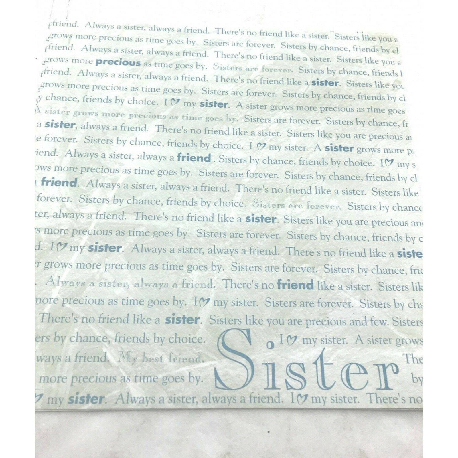 Crafts Gray Sister Themed 12 x 12 scrapbook paper acid and lignin free