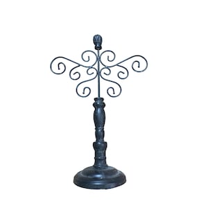Black Wire Scroll Stand Schmuck photo prop Display