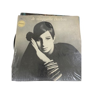 Vintage Je M&#39;appelle Barbra Barbara Streisand vinyl record