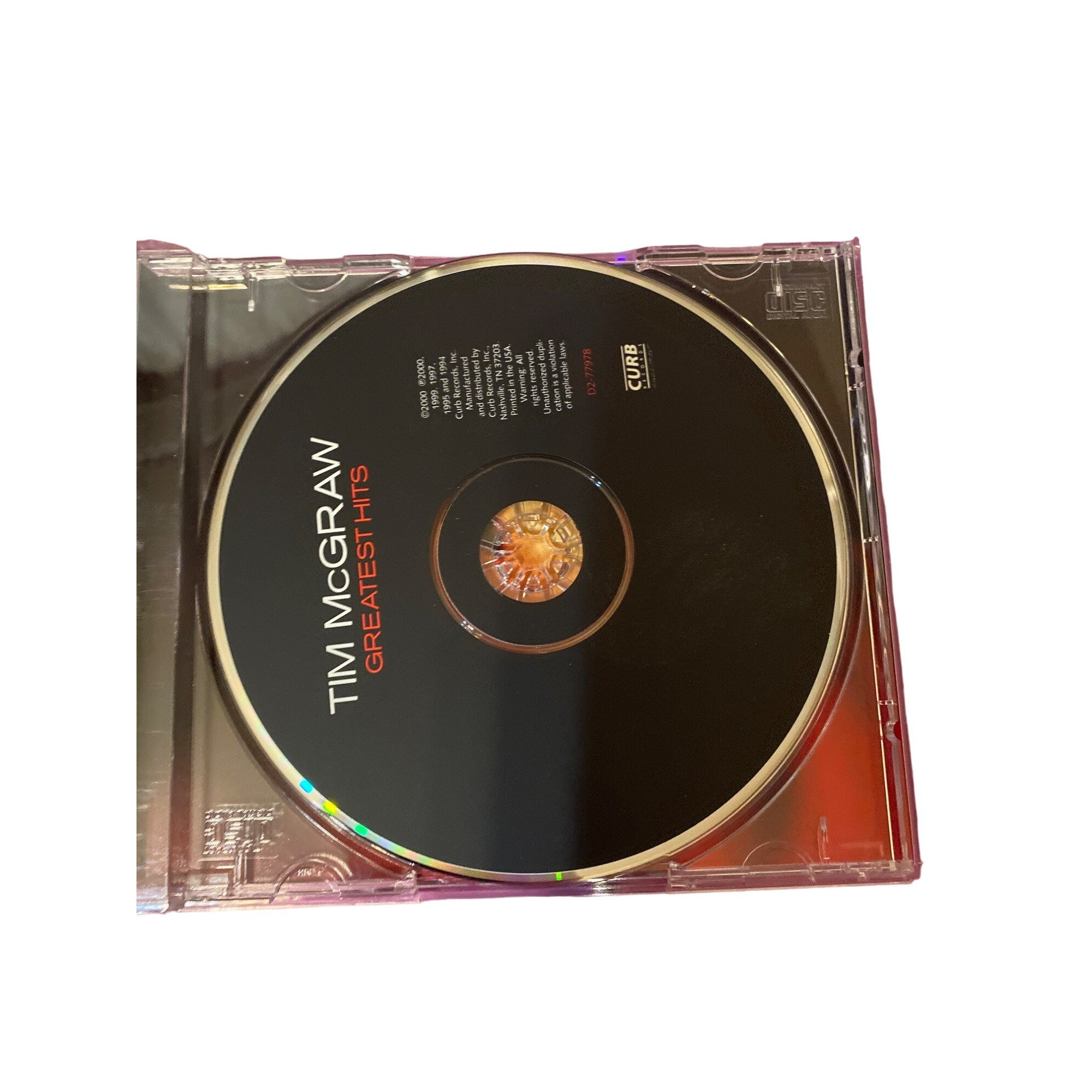 Tim Mcgraw Greatest Hits Music CD - Etsy