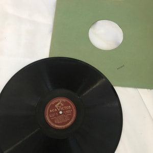 Vintage Red Seal Record RCA Victor Double Concerto in D minor Vinyl