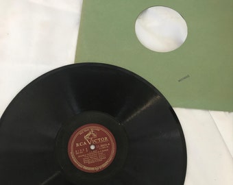 Vintage Red Seal Schallplatte RCA Victor Double Concert in D-Moll Vinyl