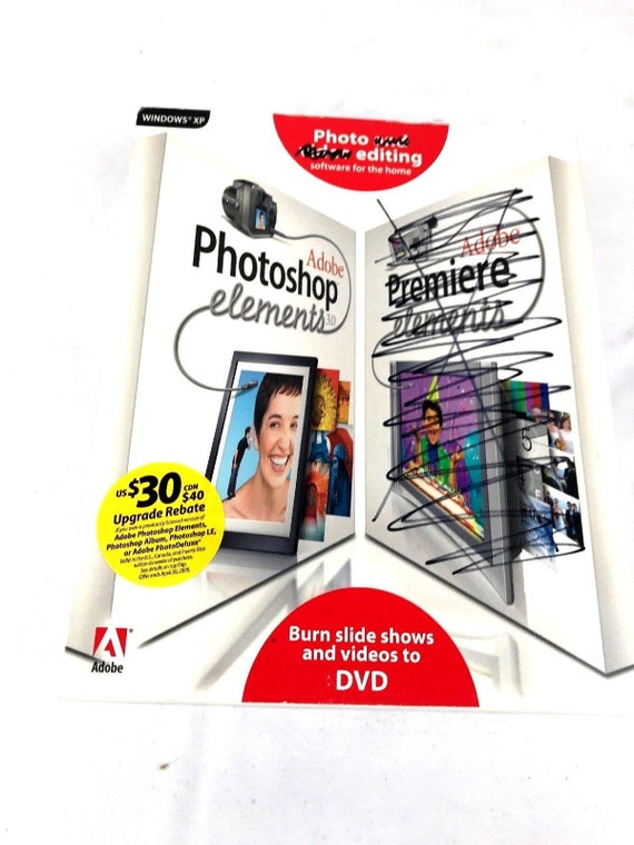 Adobe Photoshop elements 3.0 Windows XP