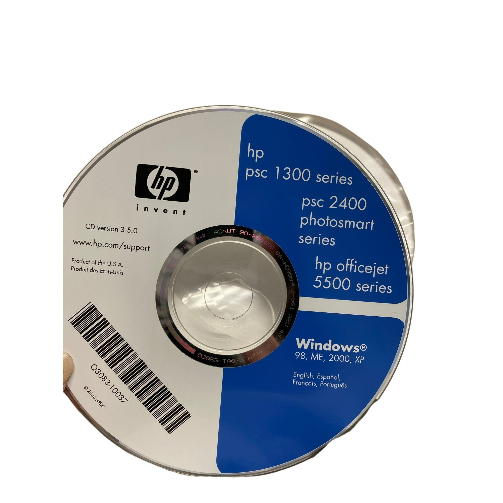 Vintage HP Install Disc Psc 1300 Psc 