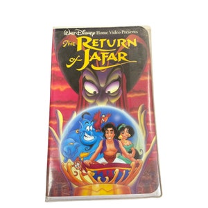 Vintage Disney The return of Jafar Aladdin VHS tape