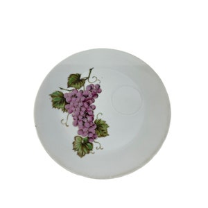 Vintage Lavender Grape snack plate 9&quot;