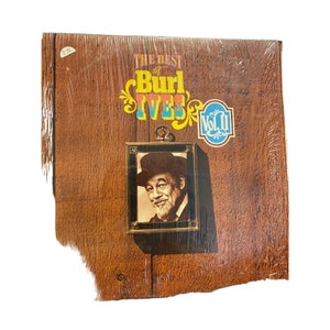 Vintage vinyl record best of Burl Ives Volume 2