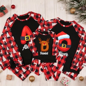 Personalized Christmas Family Name 2025 Pjs,Custom Matching Family Pajamas Set,Xmas Couples Pjs,Holiday Family Shirt,Family Xmas Gift idea