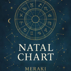 Caderno de Reflexão sobre Mapa Natal e Astrologia: Entenda seu Mapa Astral | Guia e Diário de Astrologia para Iniciantes | Meraki Soul