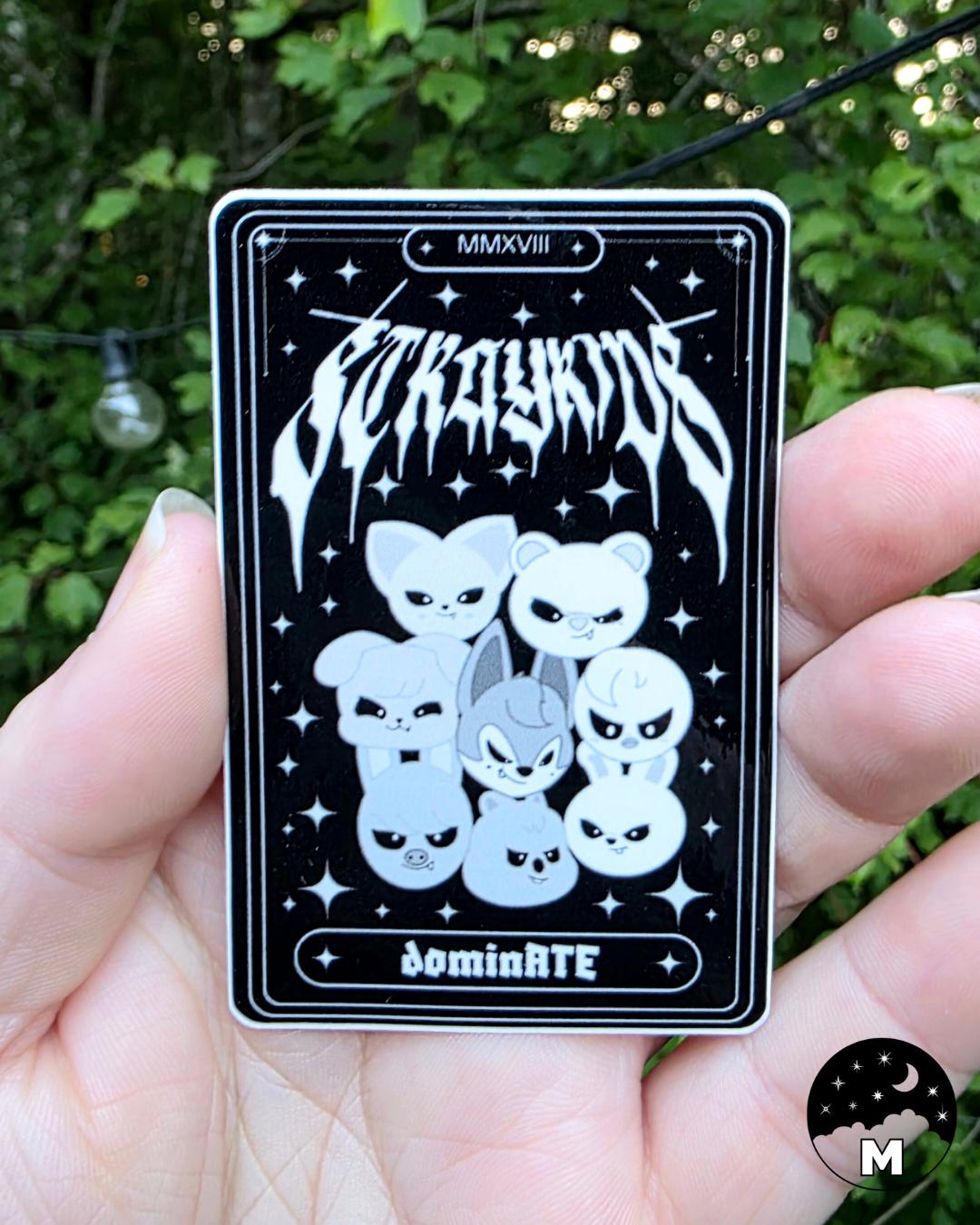 dominATE evil トレカ　32枚セット　8枚4種　stray kids Stray Kids Dominate Evil SKZOO Tarot Card Sticker | Waterproof